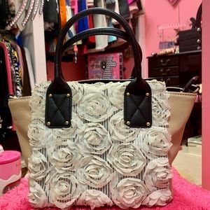 Betsey Johnson Flower Tote RARE/Vintage